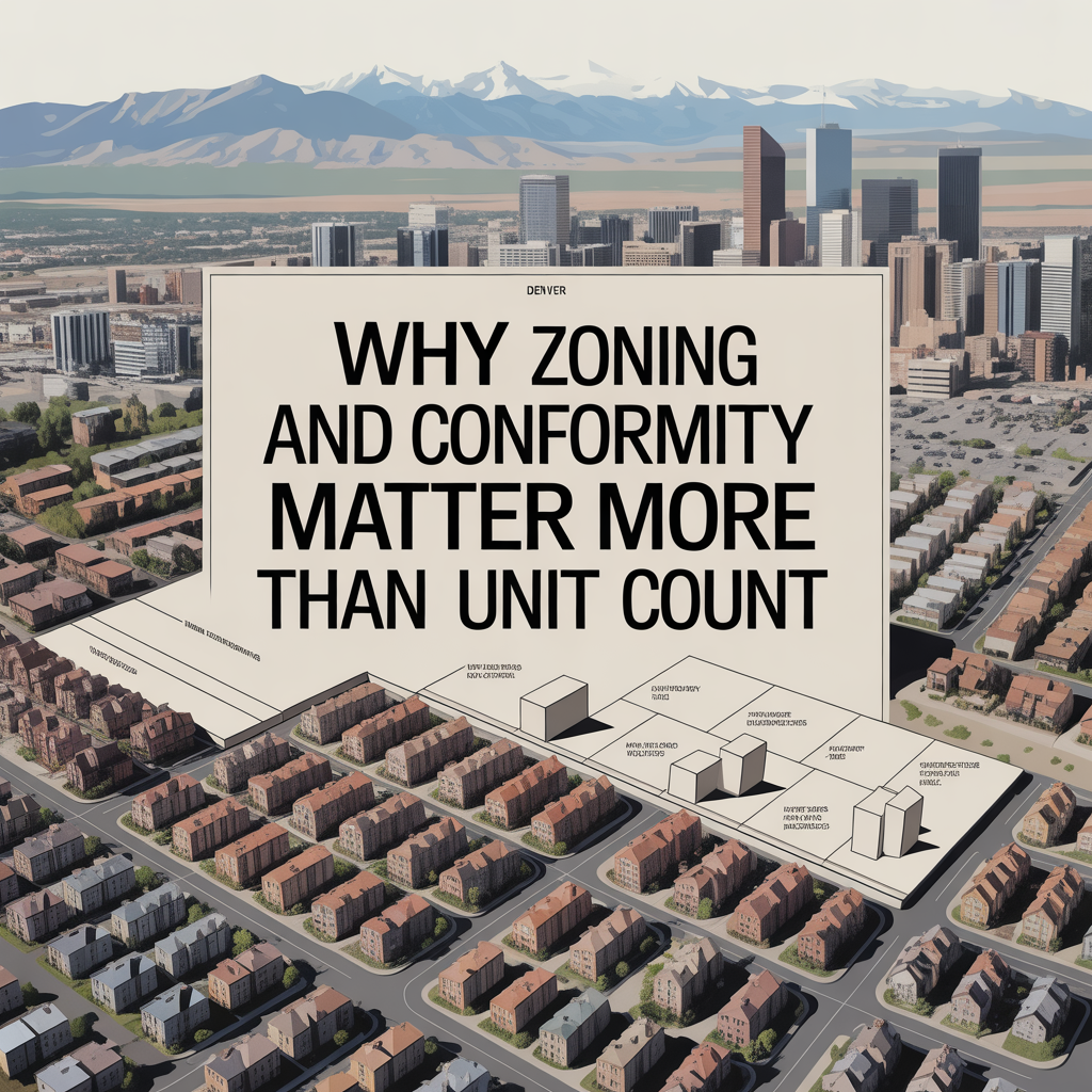 Why Zoning and Conformity Matter More Than Unit Count