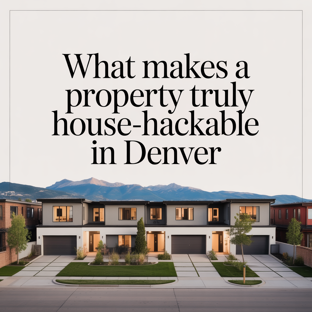 What Makes a Property Truly House-Hackable in Denver