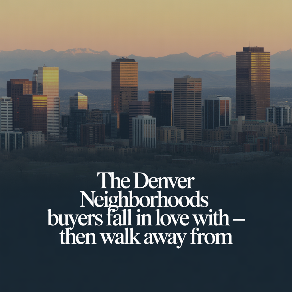 The Denver Neighborhoods Buyers Fall in Love With &mdash; Then Walk Away From