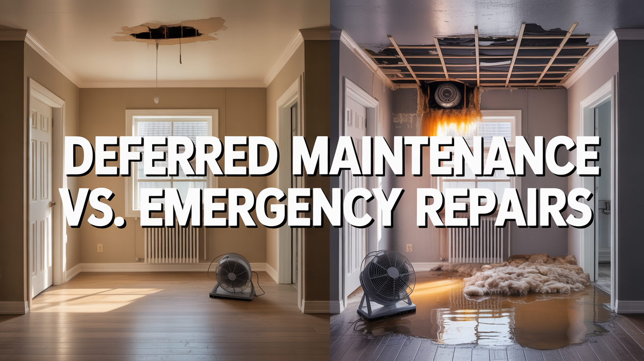 Deferred Maintenance vs. Emergency Repairs