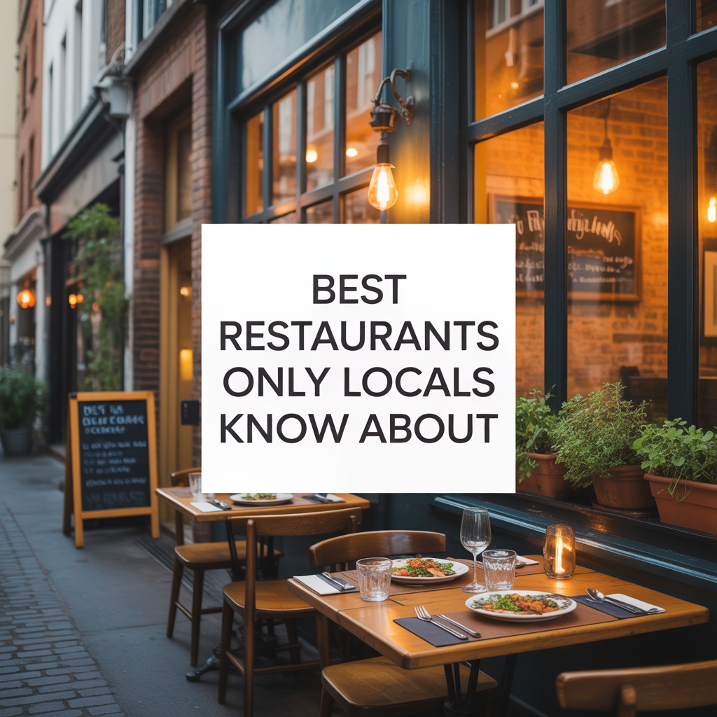 Best Restaurants Only Locals Know About
