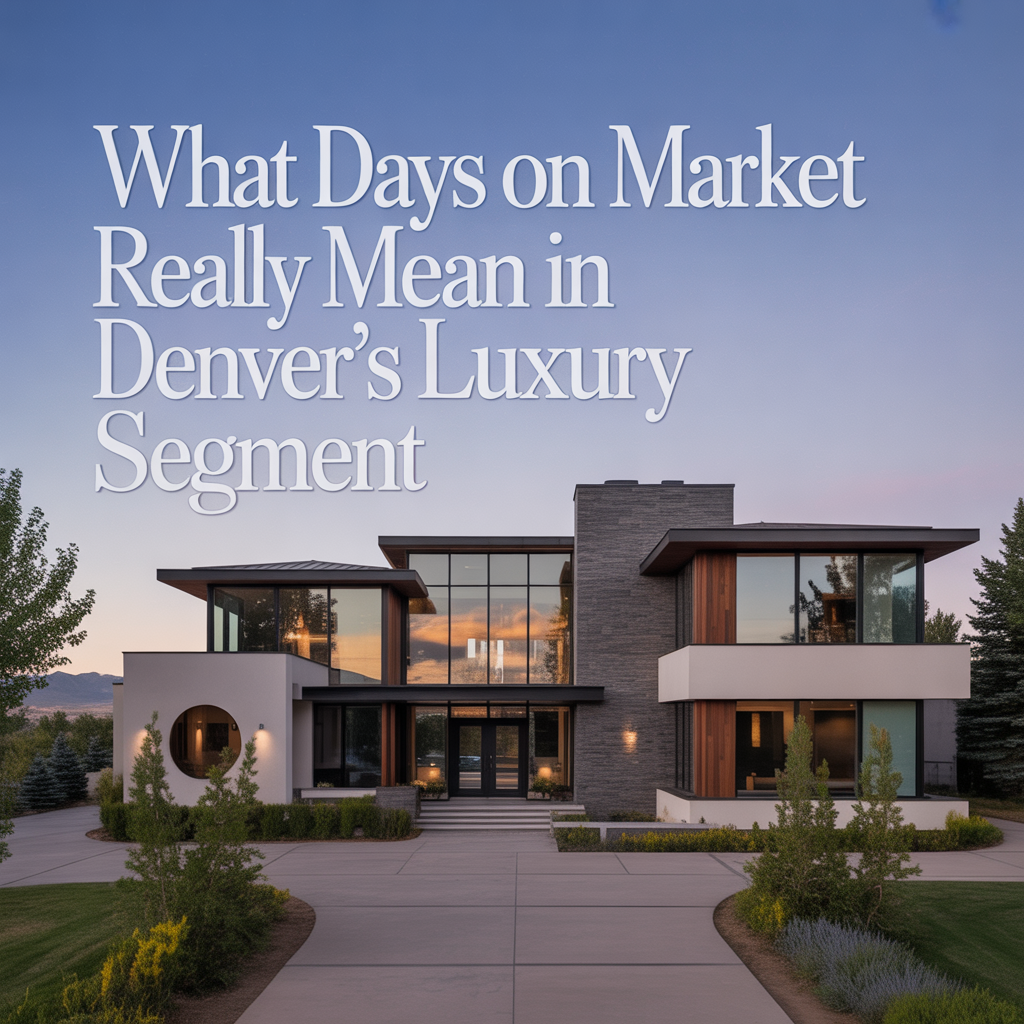 What Days on Market Really Mean in Denver&rsquo;s Luxury Segment
