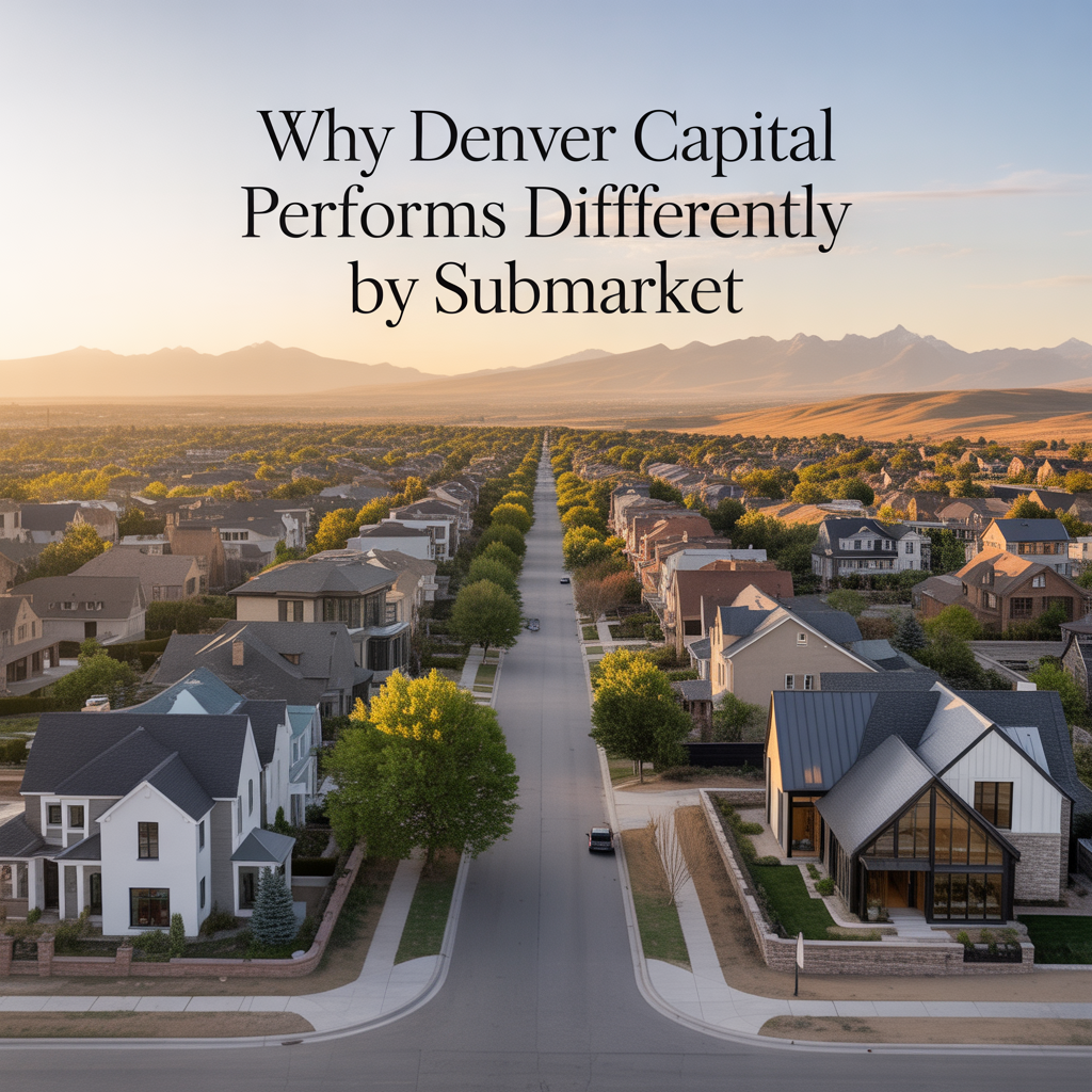 Why Denver Capital Performs Differently by Submarket