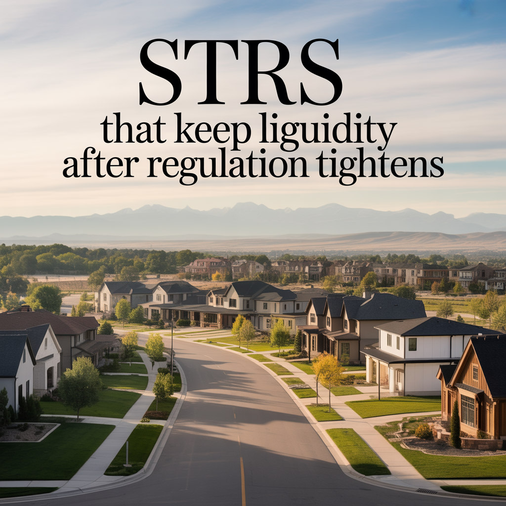 STRs That keep Liquidity After Regulation Tightens