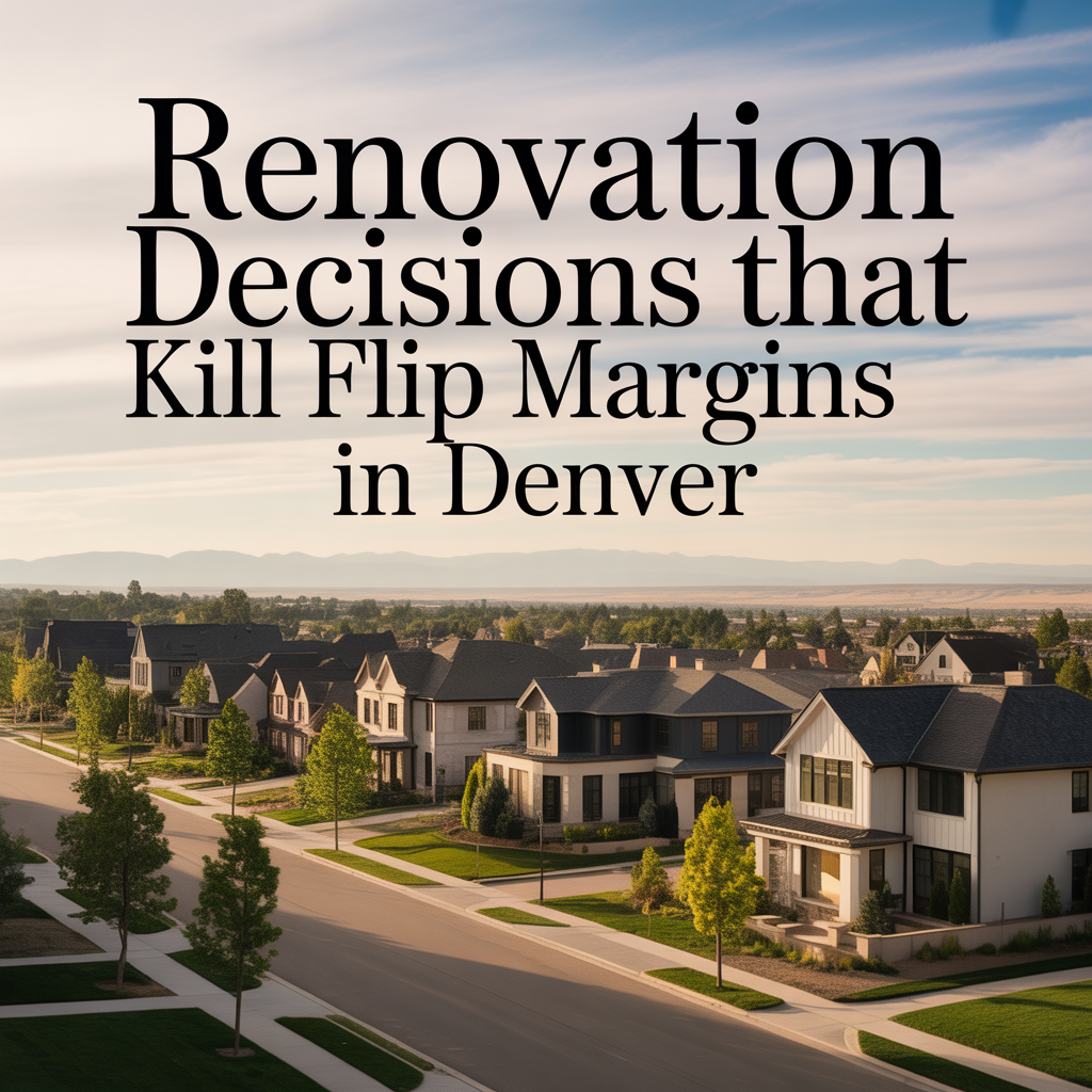 Renovation Decisions That Kill Flip Margins in Denver