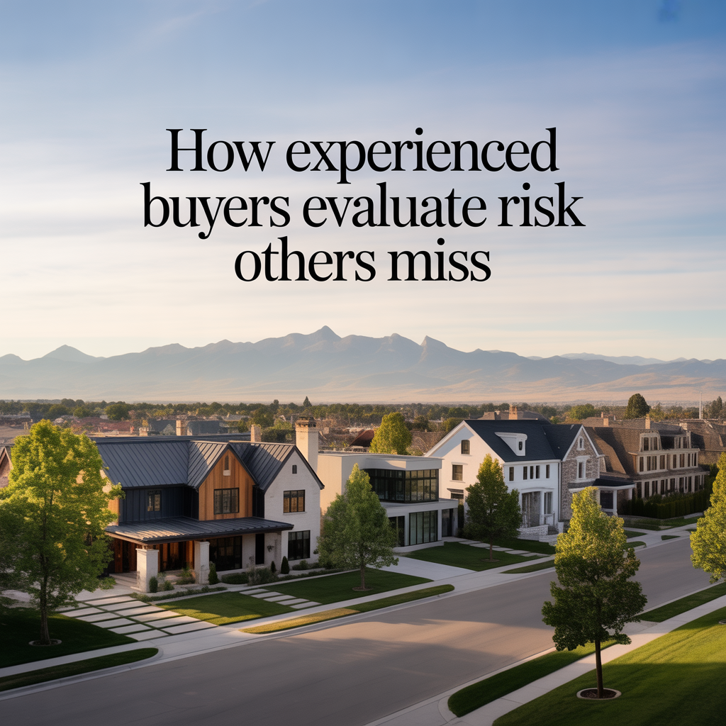 How Experienced Buyers Evaluate Risk Others Miss