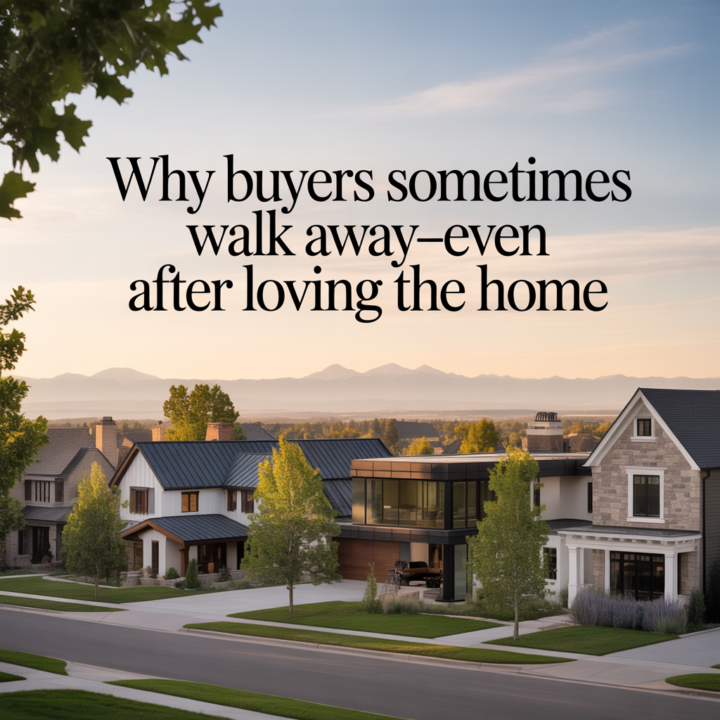 Why Buyers Sometimes Walk Away&mdash;Even After Loving the Home