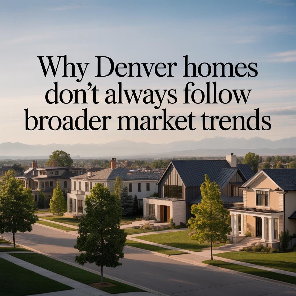 Why Denver Homes Don&rsquo;t Always Follow Broader Market Trends