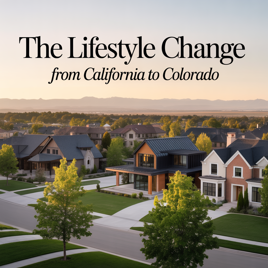 The Lifestyle Change From California to Colorado