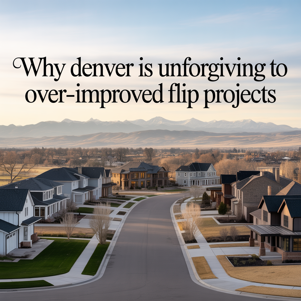 Why Denver Is Unforgiving to Over-Improved Flip Projects