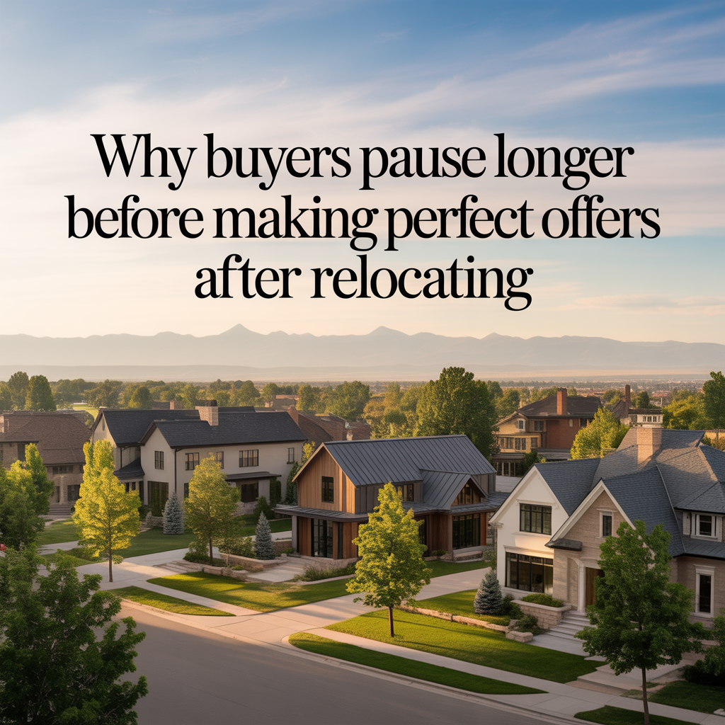 Why Buyers Pause Longer Before Making &ldquo;Perfect&rdquo; Offers After Relocating