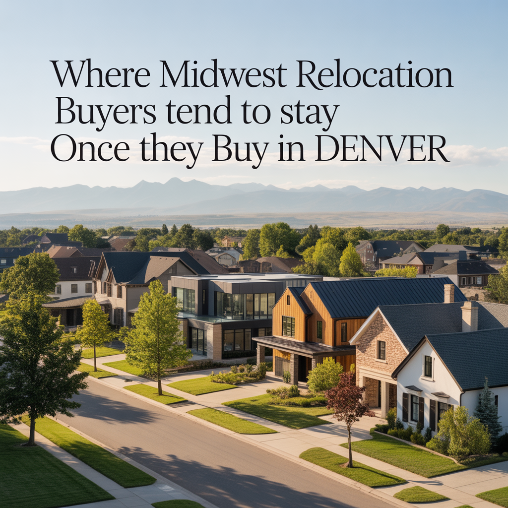 Where Midwest Relocation Buyers Tend to Stay Once They Buy in Denver