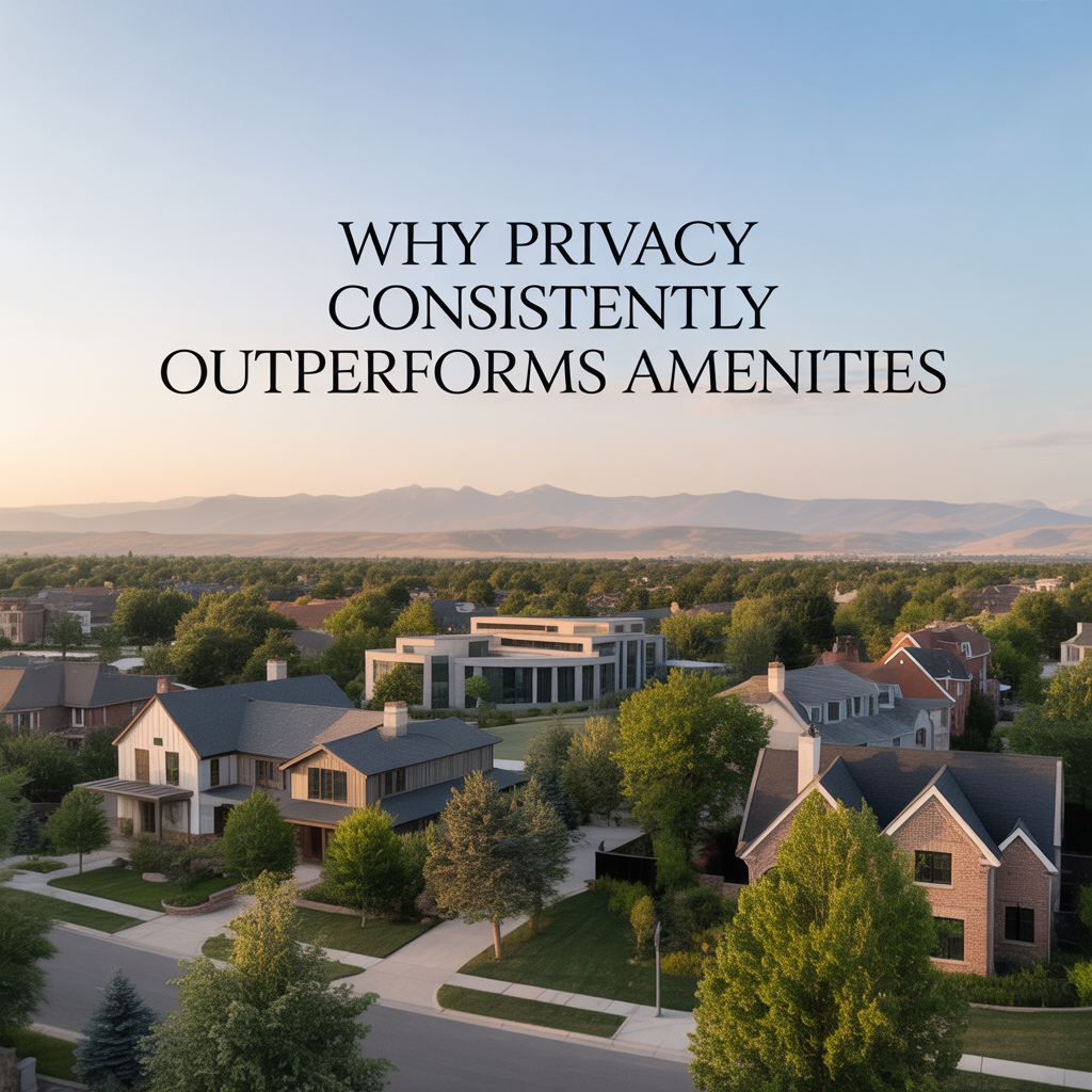 Why Privacy Consistently Outperforms Amenities