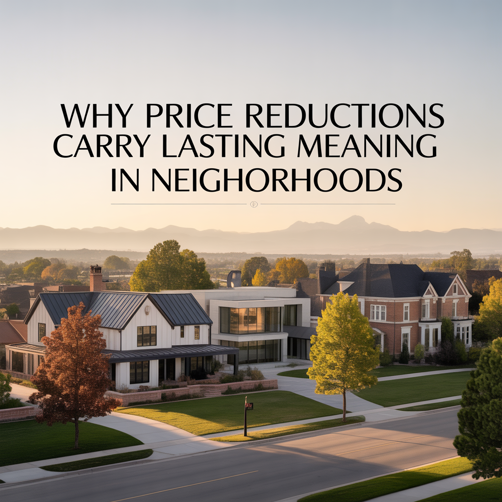 Why Price Reductions Carry Lasting Meaning in Certain Neighborhoods