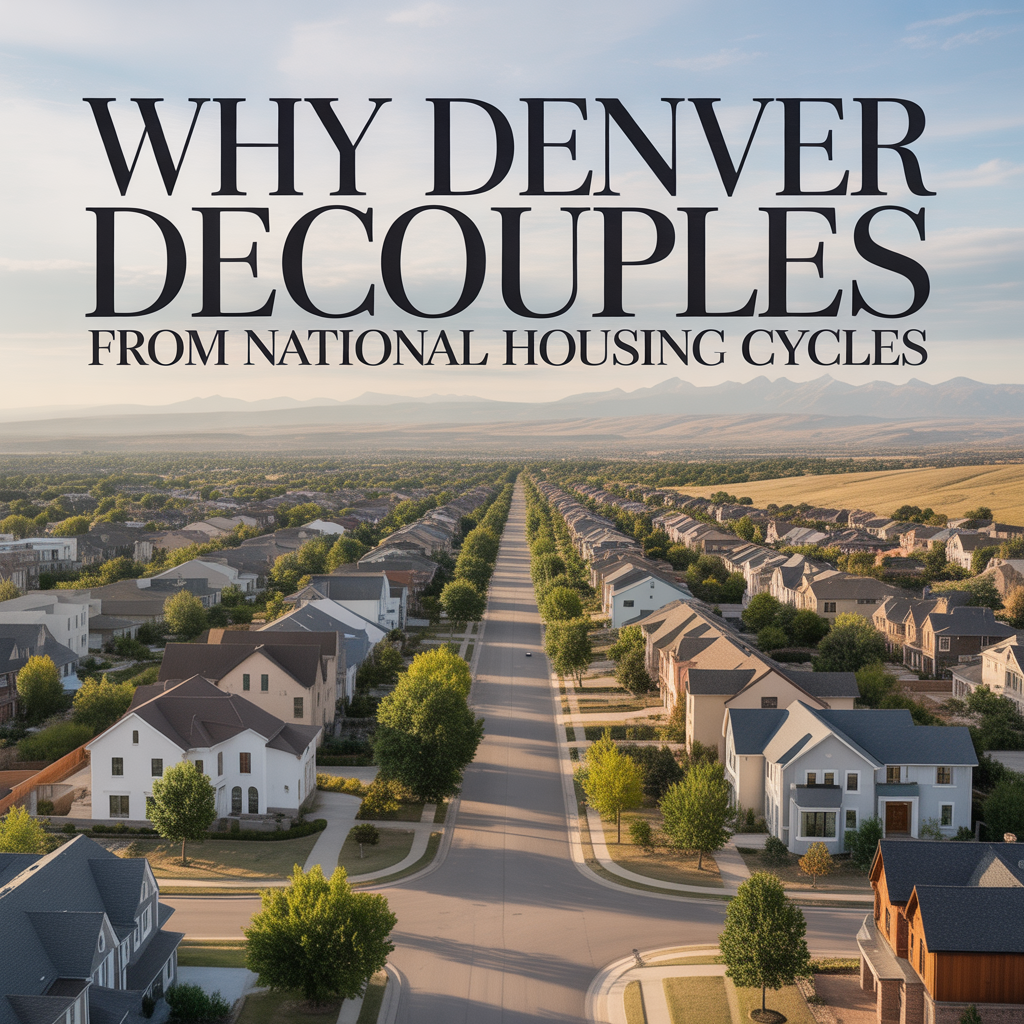 Why Denver Decouples From National Housing Cycles
