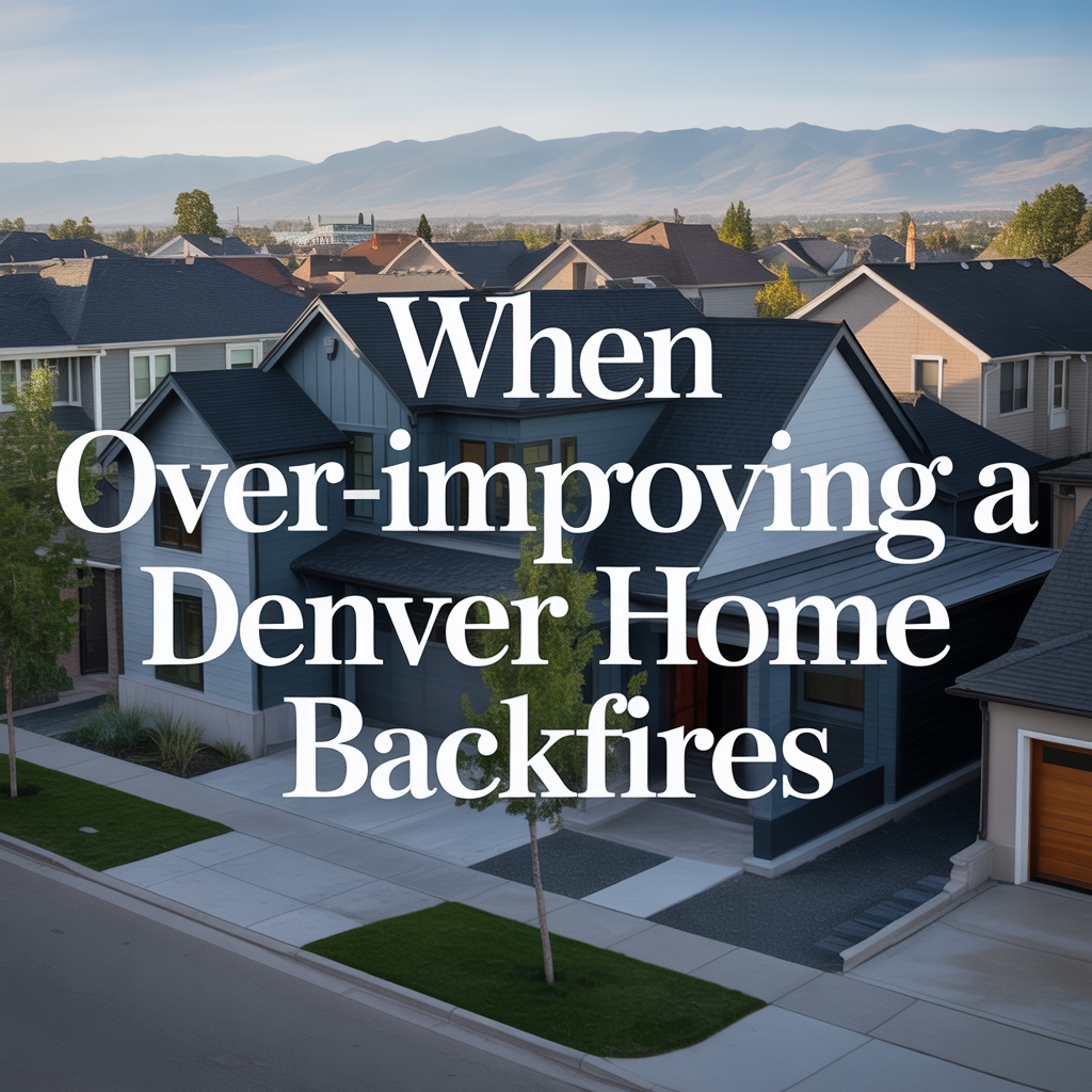When Over-Improving a Denver Home Backfires