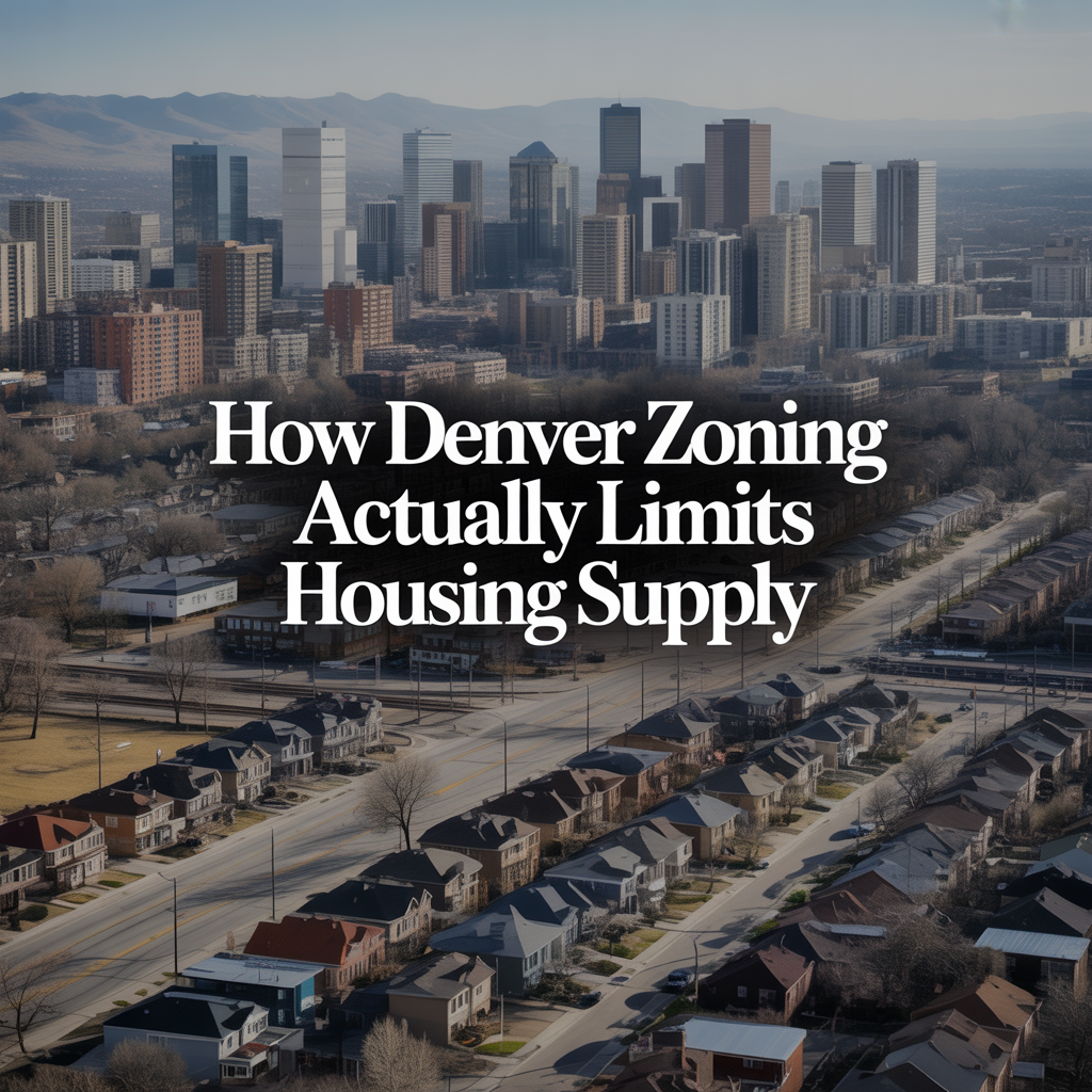 How Denver Zoning Actually Limits Housing Supply