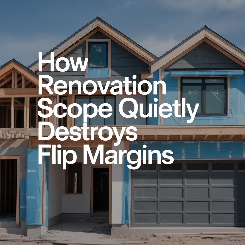 How Renovation Scope Quietly Destroys Flip Margins