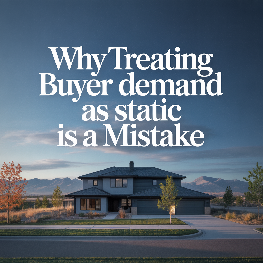Why Treating Buyer Demand as Static Is a Mistake