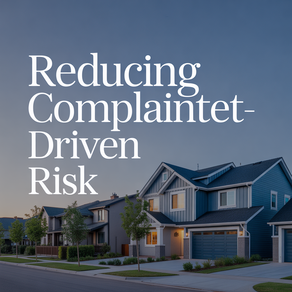Reducing Complaint-Driven Risk