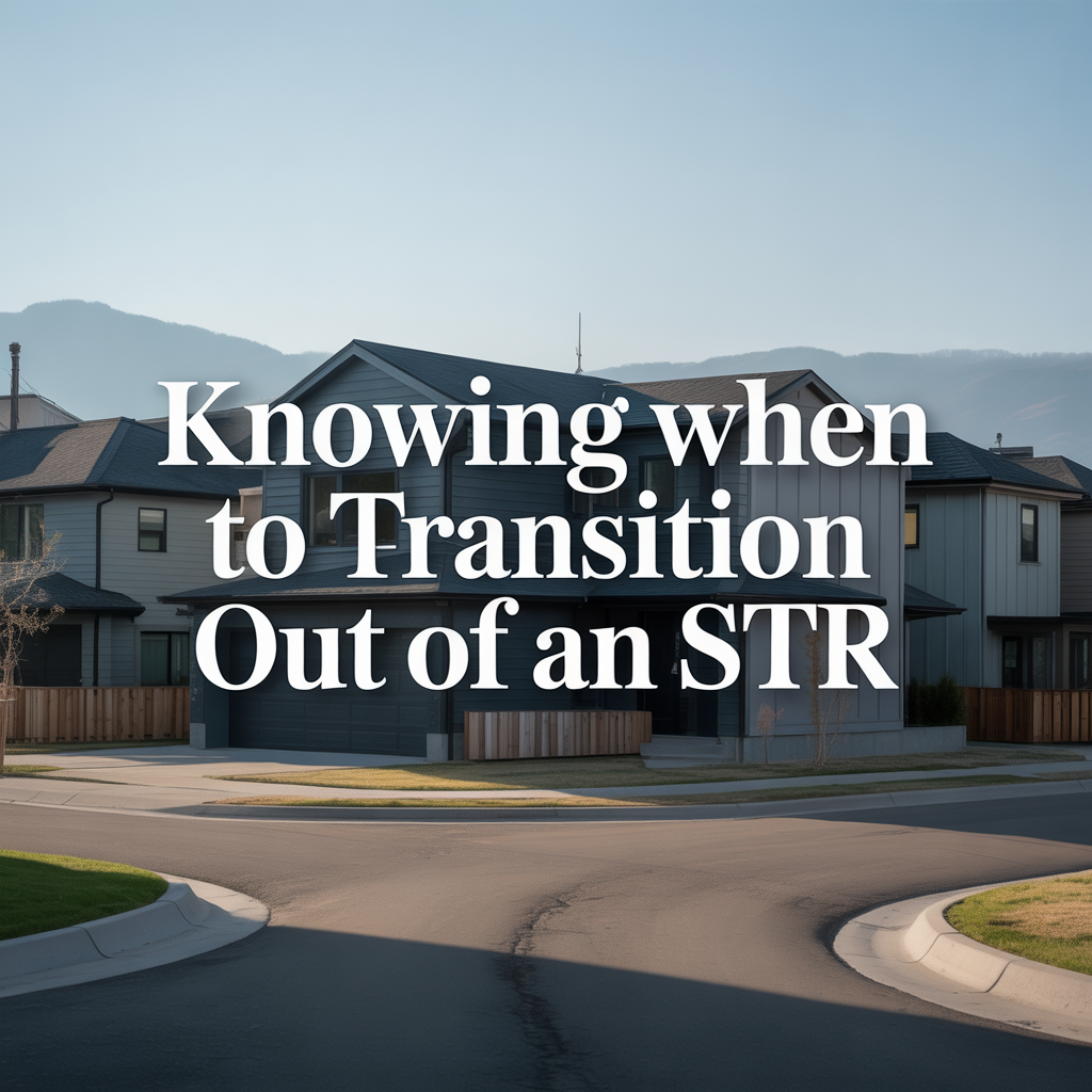 Knowing When to Transition Out of an STR
