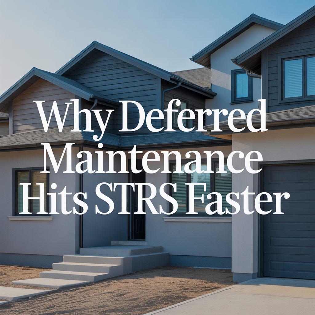 Why Deferred Maintenance Hits STRs Faster