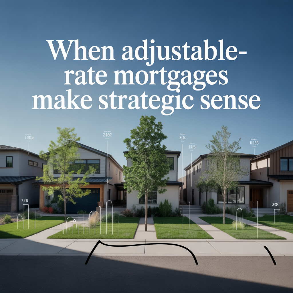 When Adjustable-Rate Mortgages Make Strategic Sense