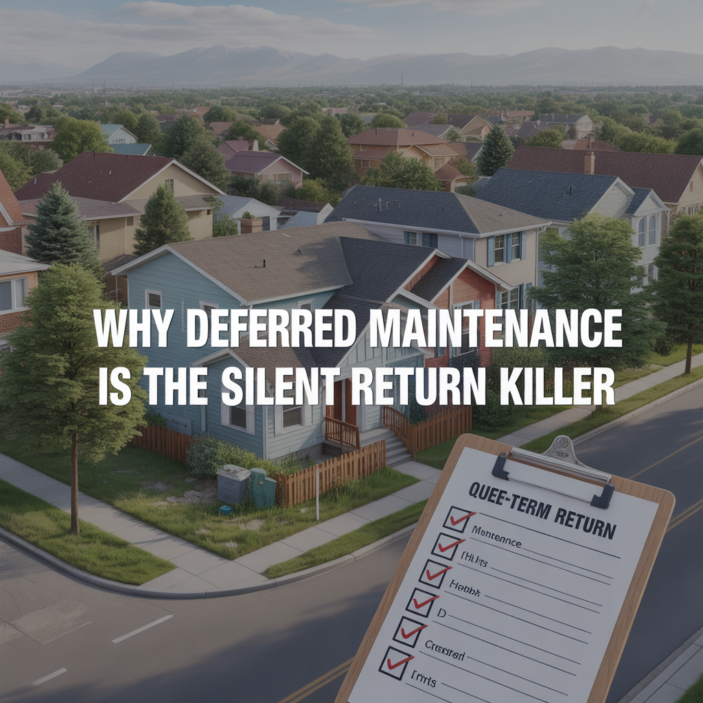 Why Deferred Maintenance Is the Silent Return Killer