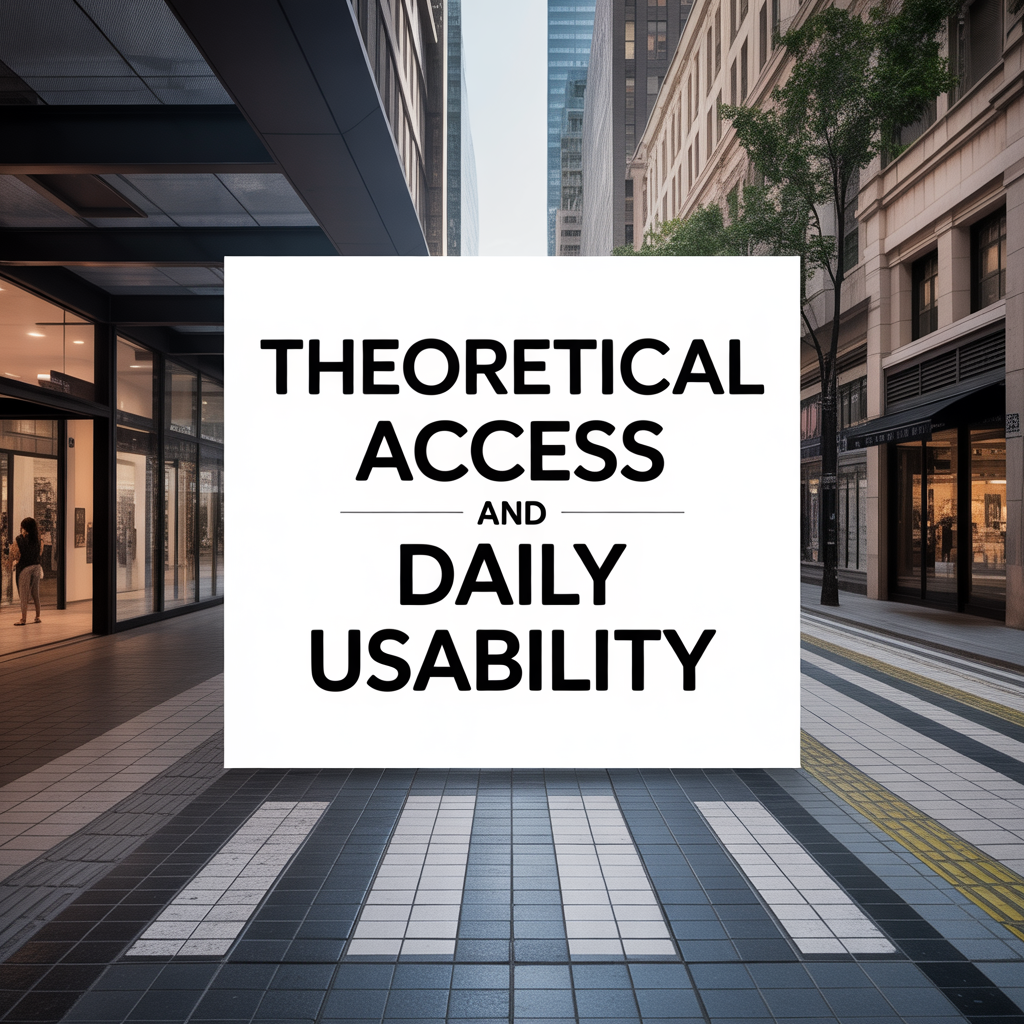 Theoretical Access and Daily Usability
