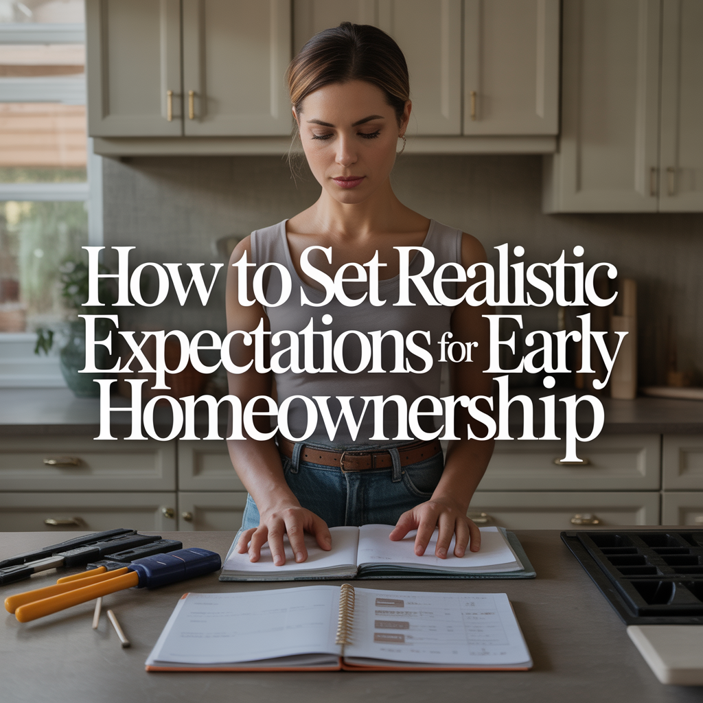 How to Set Realistic Expectations for Early Homeownership