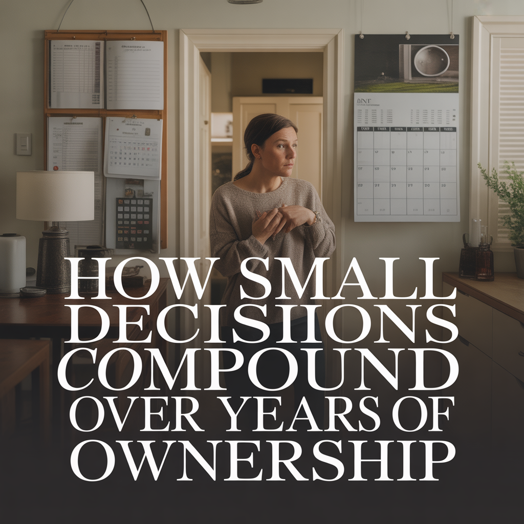 How Small Decisions Compound Over Years of Ownership
