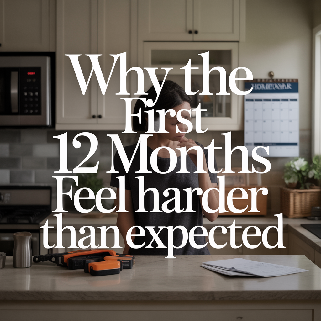 Why the First 12 Months Feel Harder Than Expected