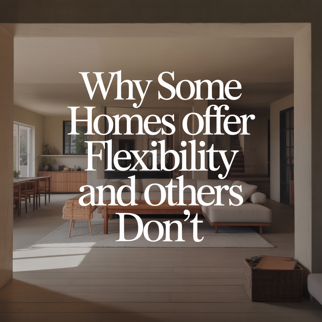Why Some Homes Offer Flexibility and Others Don&rsquo;t