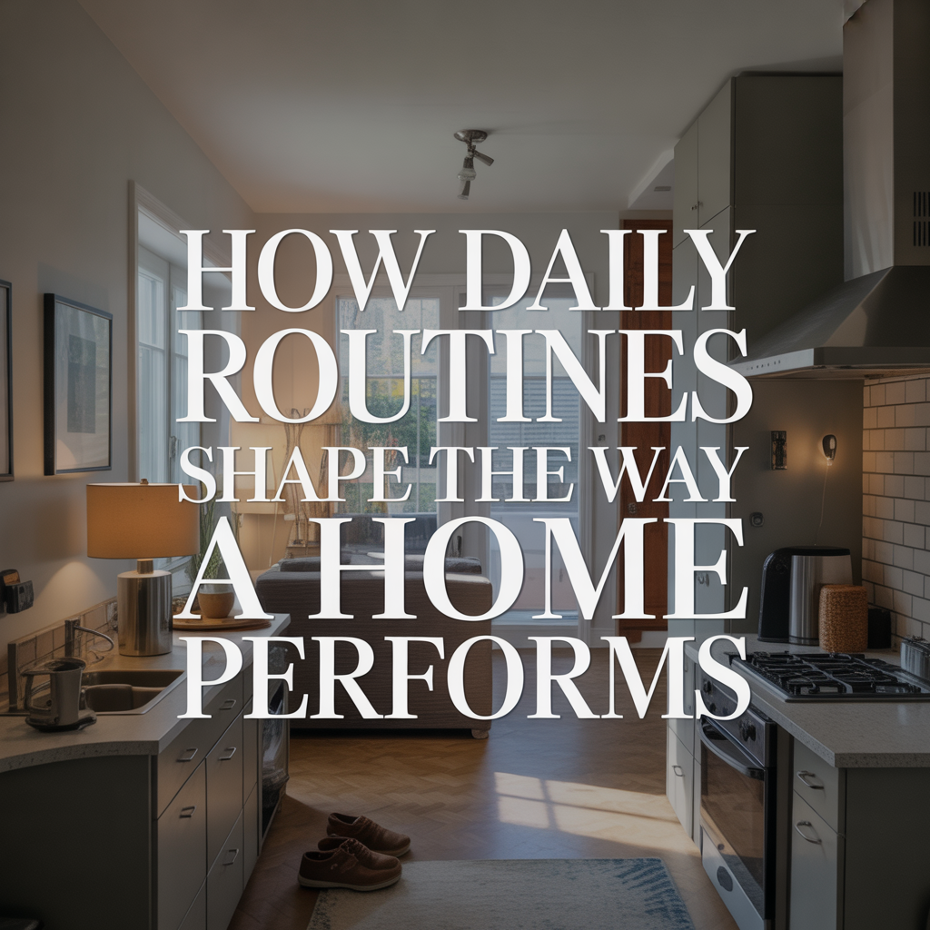 How Daily Routines Shape the Way a Home Performs