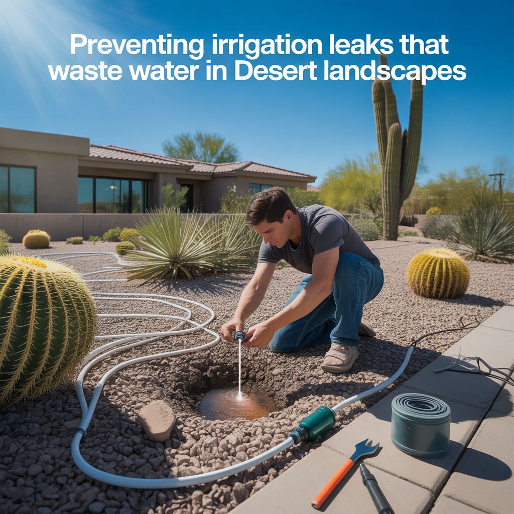Preventing Irrigation Leaks That Waste Water in Desert Landscapes