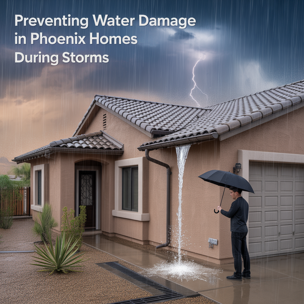 Preventing Water Damage in Phoenix Homes During Storms