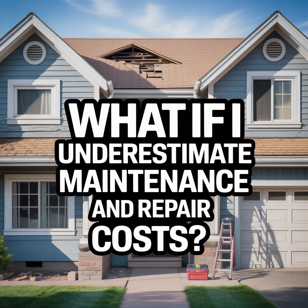 **ALT TEXT** A realistic image of a Denver home showing visible wear like roof damage and cracked siding with repair tools nearby, representing unexpected maintenance and repair costs.