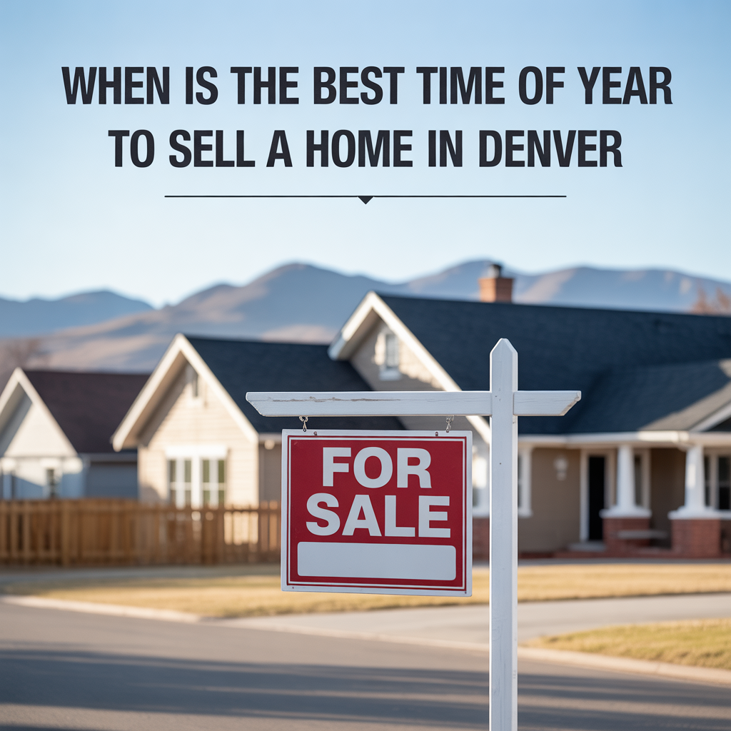 When Is The Best Time Of Year To Sell A Home In Denver